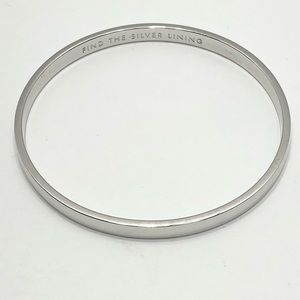Kate Spade “Find the Silver Lining” bangle